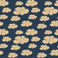 Seamless pattern of yellow cloud