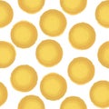 Seamless pattern yellow dots