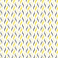 Seamless vector pattern of yellow and grey vertical geometric wavy elements Royalty Free Stock Photo