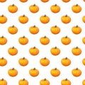 Seamless pattern of yellow homegrown tomato on white background