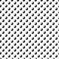 Seamless pattern with ying yang symbol Royalty Free Stock Photo