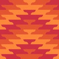 Seamless pattern. Zigzag lines. Ethnic ornament. Embroidery background. Tribal wallpaper. Ethnical folk image. Tribe motif.