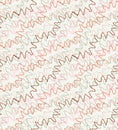 Seamless pattern of a zigzag stripes