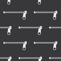 Seamless pattern with zippers