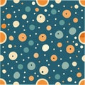 Seamless patternDots pattern. Geometric simple background. Creative and elegant style illustration Royalty Free Stock Photo