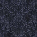 Seamless patterned denim jean for repeat print