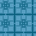 Seamless patterns with abstract painted squares