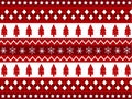 Seamless patterns with christmas fabric texture