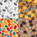 Seamless patterns of coffee beans