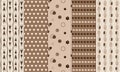 Seamless Patterns of Coffee Color Pallete