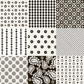 Seamless Patterns Royalty Free Stock Photo
