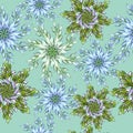 Seamless patterns for fabric. Vector seamless star pattern for paper, tile, fabric