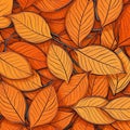 seamless patterns with leaf Royalty Free Stock Photo