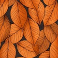 seamless patterns with leaf Royalty Free Stock Photo
