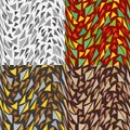 Seamless patterns with malformed triangles