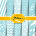 Seamless patterns set