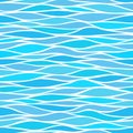 Seamless patterns with stylized waves Royalty Free Stock Photo