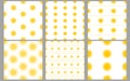 Seamless patterns with sun