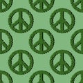 Seamless peace pattern for kids and gifts and cards and linens and fabrics and wrapping paper