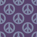 Seamless peace pattern for kids and gifts and cards and linens and fabrics and wrapping paper