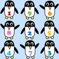 Seamless penguin pattern Royalty Free Stock Photo