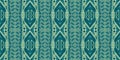 Seamless peruvian pattern. Hand drawn aztec illustration. Royalty Free Stock Photo