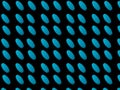 Seamless photo pattern of blue pills on a black background. Royalty Free Stock Photo