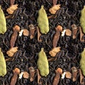 Seamless photo texture of masala tea