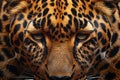 Seamless photorealistic leopard print with warm tones.