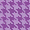 Seamless pied de poule squares background pattern print design