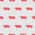 seamless pig pattern