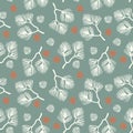 Seamless pine-tree background pattern