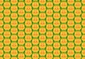 Seamless pineapple texture and pattern, vector Royalty Free Stock Photo