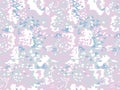 seamless pink camouflage print texture pattern vector for decor and textile. Army masking design for skin fashion fabric Royalty Free Stock Photo