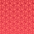 Seamless pink heart pattern