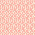 Seamless pink heart pattern Royalty Free Stock Photo