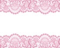 Seamless pink lace Royalty Free Stock Photo