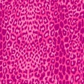 Seamless pink leopard texture pattern.