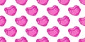 Seamless Pink Socks Pattern Royalty Free Stock Photo