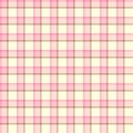 Seamless pink tartan texture Royalty Free Stock Photo