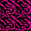 Seamless pink zebra pattern