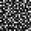 Seamless geometric pixel noise black gray white pattern vector illustration Royalty Free Stock Photo