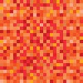 Seamless pixelated lava or fire texture mapping background