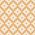 Seamless pixelated rhombus tiles pattern