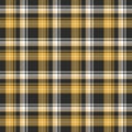 Seamless plaid checkered vector pattern