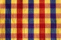 Seamless plaid fabric loincloth texture and textile background