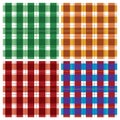 Seamless plaid patterns