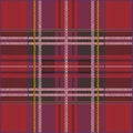 Seamless plaid texture