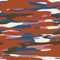 Seamless plain flat color camo hip digital pattern