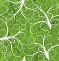 Seamless plant pattern, vector Royalty Free Stock Photo